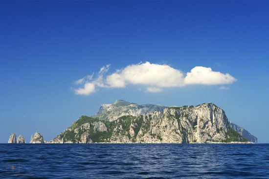 Island of Capri from the East, Italy