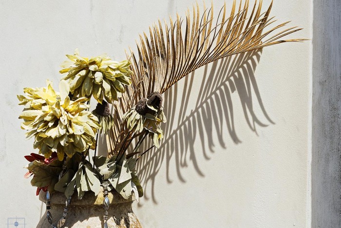 Cloth Flowers and Palms, Lafayette Cemetery No. 1, New Orleans