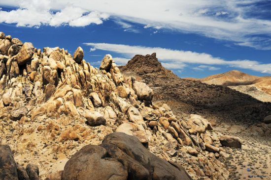 Rocky Hills and Shadows, Alabama Hills, Lone Pine, California