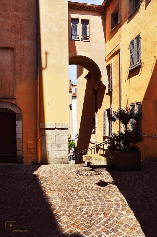 Courtyard by the Hotel de’Ville, Antibes, France Courtyard by the Hotel de'Ville, Antibes, France