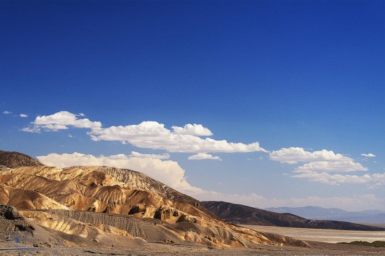 Artists Palette Looking towards Badwater Basin, Death Valley, California