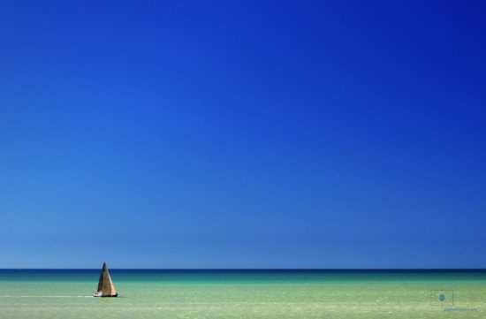 Brown Sailboat on the Gulf of Mexico, Naples, Florida