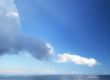 Fishing Boat and Clouds, Caswell Beach, Oak Island, North Carolina