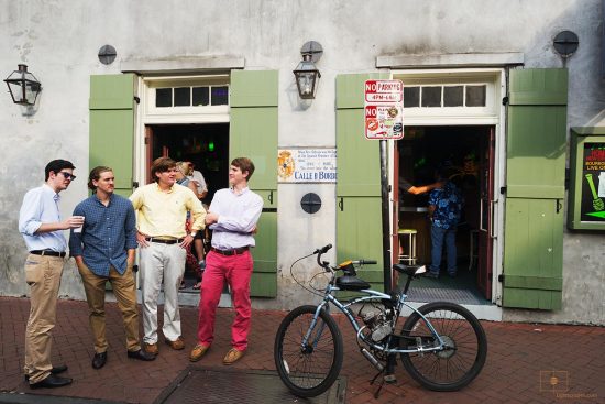 College Boys on Bourbon Street by Tropical Isle Bar, New Orleans