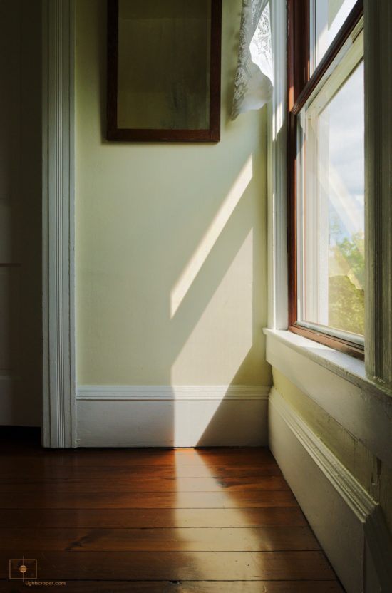 Naples, Canandaigua Lake – Farmhouse Window Sun Streaming through Farmhouse Window - Naples, Canandaigua Lake